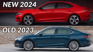 New 2024 Skoda OCTAVIA Vs Old 2023 Skoda OCTAVIA  Visual Compare [upl. by Baker]