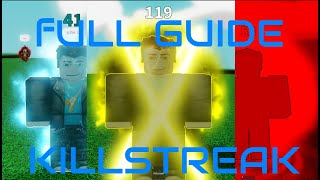 FULL GUIDE for KILLSTREAK how to survive in killstreak only [upl. by Olds]