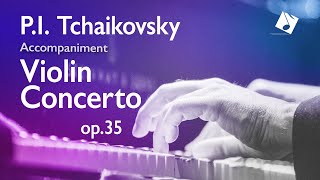 PITchaikovsky  VIOLIN CONCERTO in D major  IIIAllegro vivacissimo piano accompaniment [upl. by Ntsyrk430]