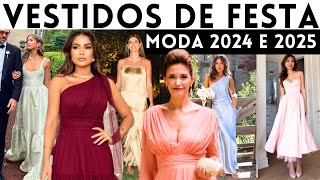 🔴VESTIDOS DE FESTA 2024 E 2025 FORMATURA MADRINHA MÃE DA NOIVA E NOIVO CASAMENTO E CONVIDADA [upl. by Eikcir]