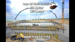 RüMoo Rüttelbohle MSB Large 26m A5 BL05 ARGE Hochtief Alpine Betonflächenfertiger Brücke [upl. by Anevad]