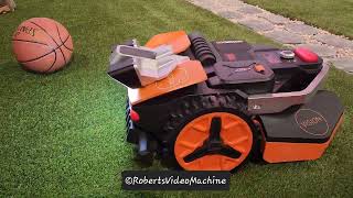 WORX Landroid Robotic Lawn Mower  CES 2023 [upl. by Lotsirb]