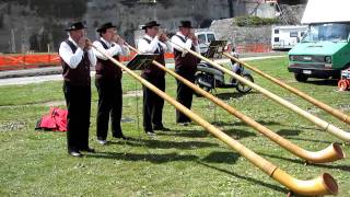 Alphorn Festival Nendaz Switzerland [upl. by Umeko427]