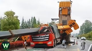 Tragic Dangerous Biggest Truck Crashes Filmed Seconds Before Disaster Thatll Freak You Out [upl. by Epilihp]