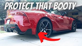 ZL1 Rock Guards  Detailed Install 2020 Toyota Supra [upl. by Raynard481]