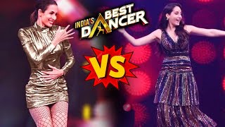 Indias Best Dancer  Malaika Arora Vs Nora Fatehi  Who Is Best Judge [upl. by Dammahom192]