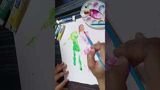 Coolest idea ll  handpainting ll art ll satisfying ll viralshort ll ytshorts ll diy [upl. by Oakman683]