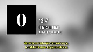 🤘🎸Contabilidad  Lyric Video El Puto Pueblo Álbum PLATANAL 🎸🤘 [upl. by Lambard]