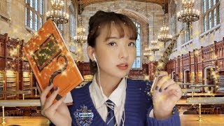 ASMR 호그와트 도서관에서 래번클로 학생과 시험공부 asmr  Study with a Ravenclaw student in Hogwarts Library [upl. by Ciryl834]