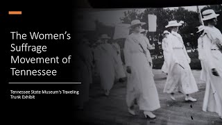 The History of Tennessees Womens Suffrage Movement [upl. by Felicle]