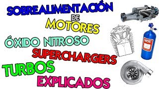 Sobrealimentación de motores  Parte 1 Óxido nitroso Supercharger y Turbo explicado [upl. by Klement]