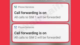 How To Removed Call Forwarding is on Notification In Redmi Xiaomi Phone [upl. by Utter946]