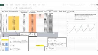 Forecasting Techniques Trend and SeasonalityCorrected Winters Method [upl. by Natsirk734]