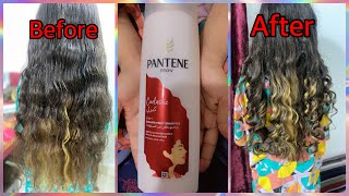 Today I’m using Pantene curly shampoo 🧴 [upl. by Akihsan]