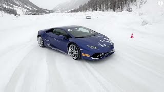 The ultimate ice driving experience Lamborghini Winter Accademia [upl. by Jorgensen82]