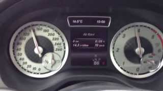 Mercedes A 220 CDI 0100 kmh acceleration 170 PS [upl. by Noiwtna]