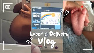 Birth vlog Labor amp Delivery induced at 40 weeks [upl. by Hiett]