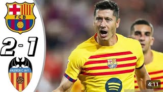 Barcelona vs Valencia 21  All Goals amp Highlights  2024 [upl. by Lindberg889]