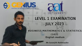 AAT BMS 102 July 2023 Exam Paper Discussion [upl. by Aihsikal]