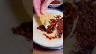 Queso Fundido 🔥Hot Melted Cheese amp Spicy Chorizo TacosandTequilaWG queso chorizo foodie [upl. by Aicilif898]