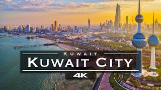 Kuwait City Kuwait 🇰🇼  by drone 4K  مدينة الكويت من فوق [upl. by Yud151]