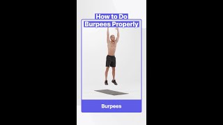 Burpees Exercise For Beginners [upl. by Rea478]