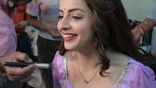 Shrenu Parikh Make Up On Sets Of New Serial Maitree  Make Up Story  Zee TV [upl. by Goda]