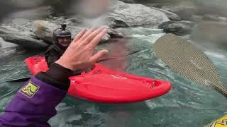 Whitcombe river kayaking NZ Dec 2023 [upl. by Bloomer]