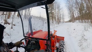 Last Day of Plowing Snow Nearly Destroyed A Handicap Ramp [upl. by Yentruoc]