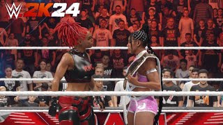 FINALLY GETTING A TITLE SHOT  WWE 2K24 MyRise UNLEASH  29 [upl. by Akerdnahs]