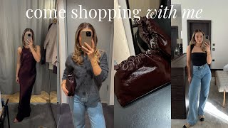 COME SHOPPING WITH ME AUTUMN OUTFIT IDEAS amp A HOTEL STAY [upl. by Aiki]