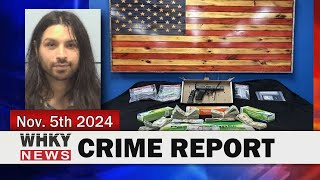 BURKE CO TRAFFIC STOP LEADS TO DRUG amp FIREARMS ARREST  WHKY News  Crime Report Tue 11052024 [upl. by Merrily]