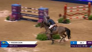 Peder Fredricson  HampM All In  Olypia  Jump Off [upl. by Ardnosac283]