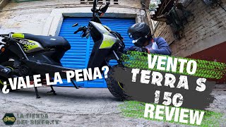 Vento Terra 150 S Review completo 2023  ¿vale la pena  ¿una motoneta con potencia para rodar [upl. by Arette]