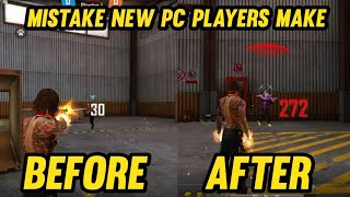 MISTAKE NEW PC PLAYER MADE  BLUESTACK 5 FREEFIRE BEGINNERS TIPS AND TRICKS  FARHAN MALIK [upl. by Nerrak]