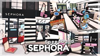 BLOXBURG  SEPHORA 💄  PT2  Roblox Bloxburg Speedbuild [upl. by Carlo]