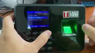 How To Factory Reset For Fingerprint Time Attendance TIMI FP2 Default Setting [upl. by Lebasy]