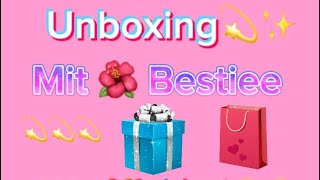 Geburtstagsgeschenke unboxing mit bestie🥳 geschenke unboxing [upl. by Eikcuhc]