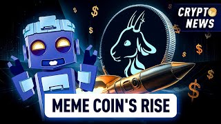 GOAT Token Hits 1B Cap amp Klaus Coins Wild Ride Meme Coin Frenzy Continues [upl. by Oskar]