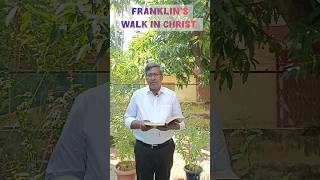 He knows us  Franklins walk in Christ  Lord of hosts ministry  shorts tamil [upl. by Sitnalta588]