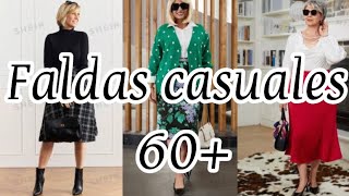 FALDAS CASUALES PARA SEÑORAS [upl. by Thilde]