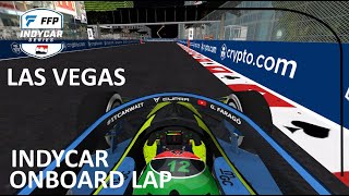 Indycar Onboard Lap  Las Vegas Strip Circuit  rFactor [upl. by Einamrej954]