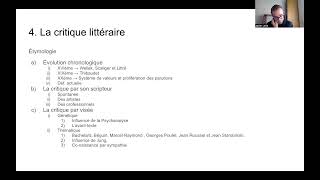 THÈME 36 LE LANGAGE LITTÉRAIRE LES GENRES LITTÉRAIRES LA CRITIQUE LITTÉRAIRE [upl. by Berry]