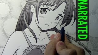 Manga Tutorial Adding Screentones quotOld School Stylequot [upl. by Colinson]