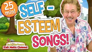 Selfesteem Songs for Kids  25 Minutes of Wellbeing Songs for Kids  Jack Hartmann [upl. by Galasyn]