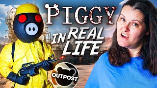 Roblox PIGGY In Real Life Chapter 11 The OutPost Thumbs Up Family [upl. by Yellah]