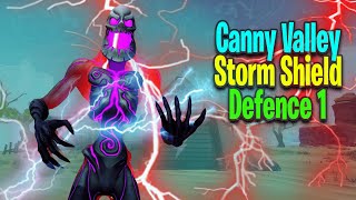 Canny Valley Storm Shield Defense 1  Fortnite STW [upl. by Leahcam]