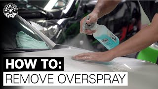 How To Safely Remove Paint Overspray  Chemical Guys [upl. by Ishii584]