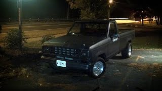 Drone Footage of 1983 v8 Swap Ford Ranger [upl. by Megen809]