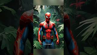 कौन हराए गा जंगल के सबसे बड़े सांप को spider man vs venom vs deadpool spidermanaifunnyshorts [upl. by Suoicerpal]